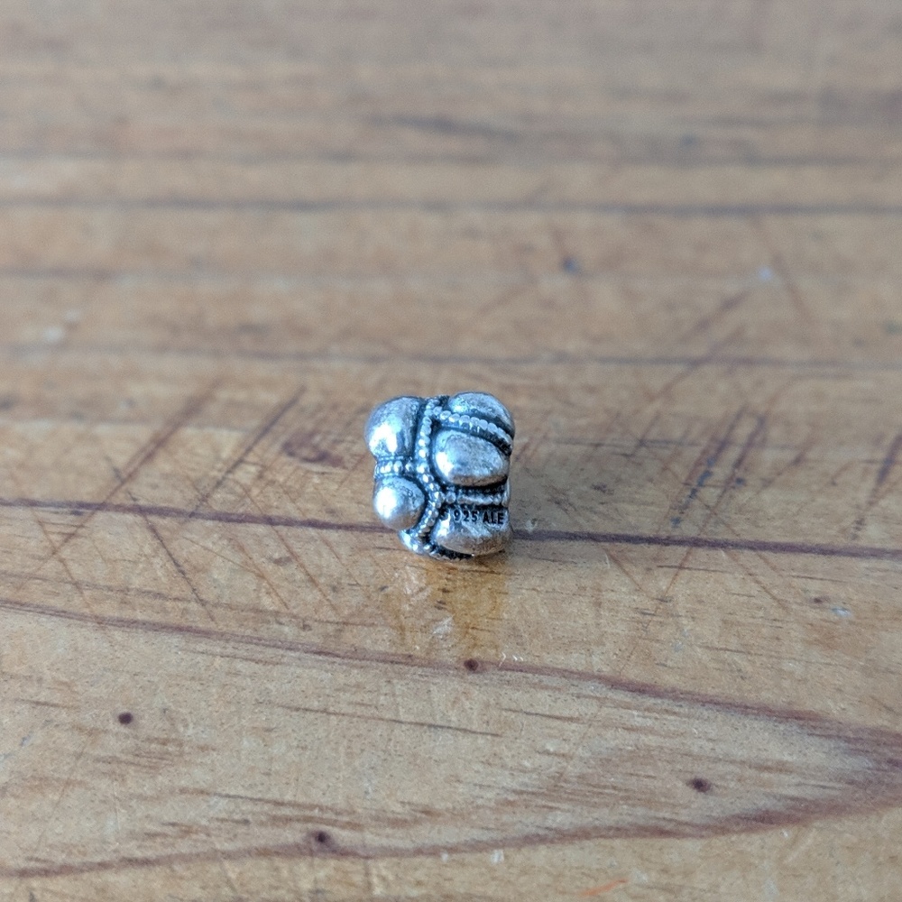 Pandora charm, Sterling silver